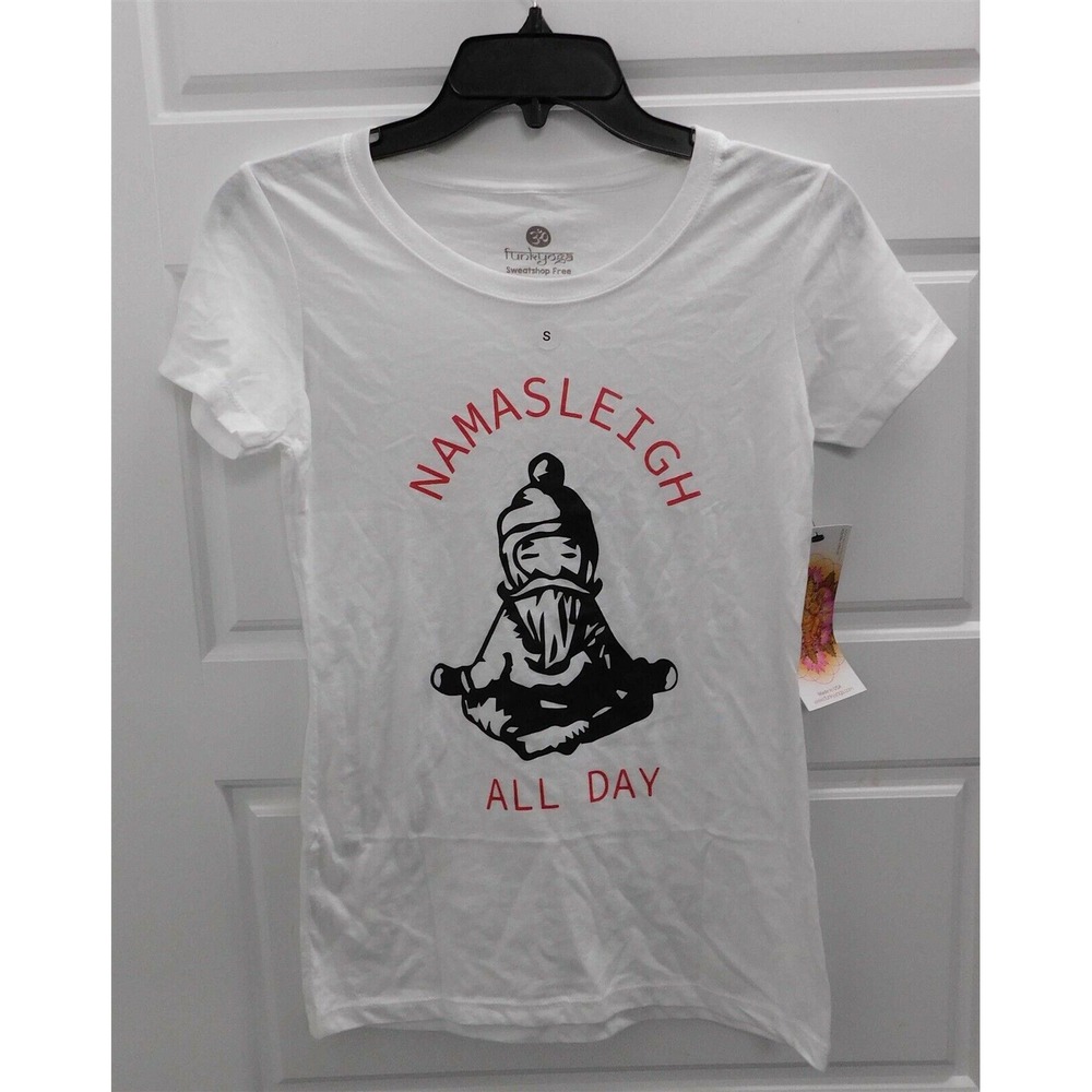 New Funkyoda White‎ T-shirt sz S